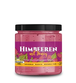 Himbeeren mit Honig 250g