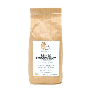 Backmal Reines Roggenbrot Backmischung 1kg