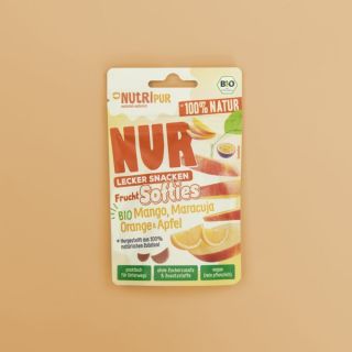 NutriPur NUR Frucht Softies Mango Maracuja Orange Apfel 35g