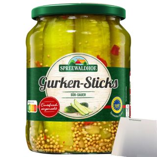 SPREEWALDHOF Gurkensticks 670g