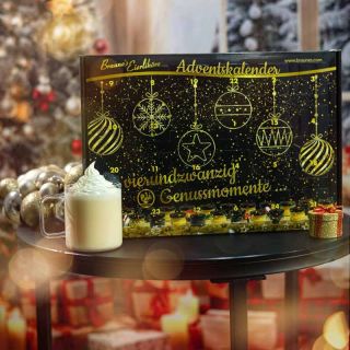 Braune's Eierlikör Adventskalender Motiv Kugeln